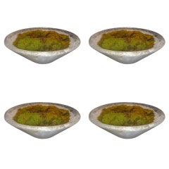 Four Very Large Concrete Mid Century English Planters