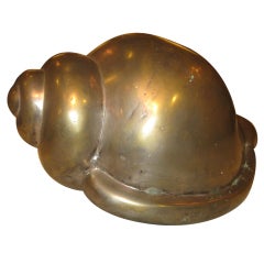 Large Silverplate Shell