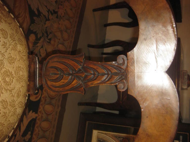Pair Of Neoclassical Barrel Chairs