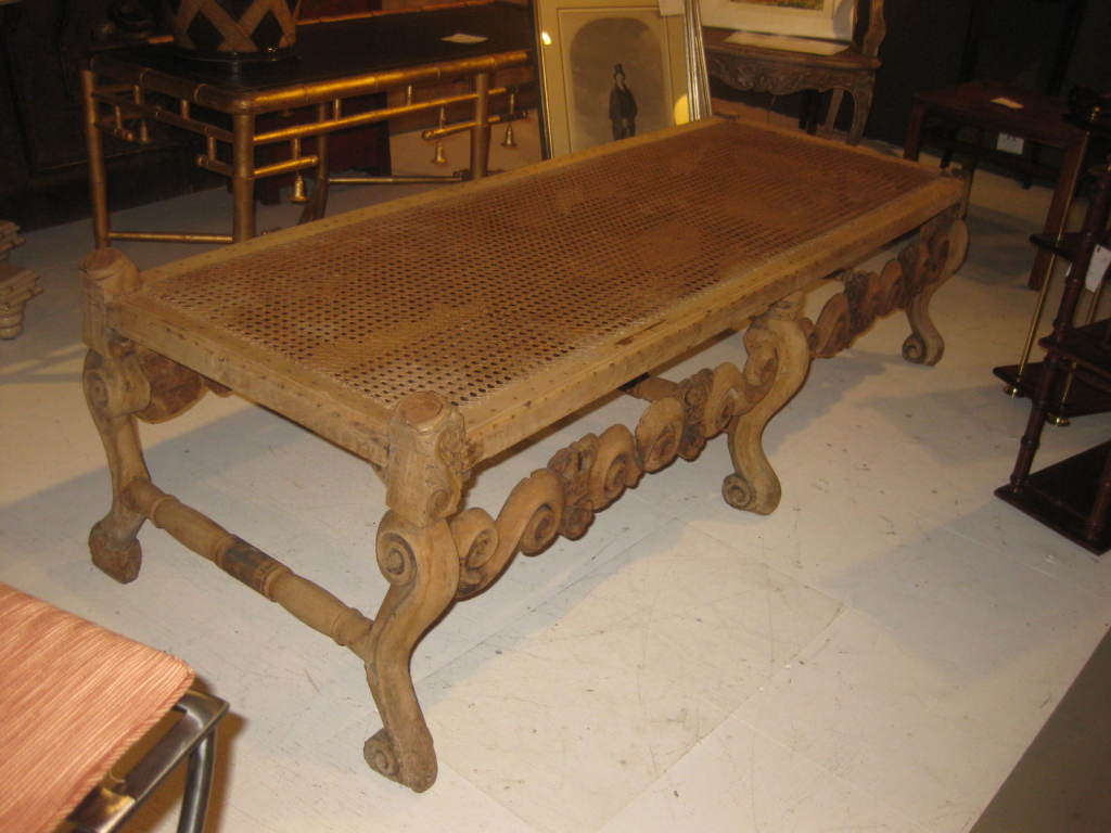 Bench Made From A 19th C. Daybed