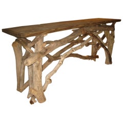 Driftwood Console table