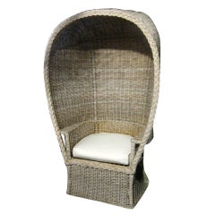 Wicker Porter Chair