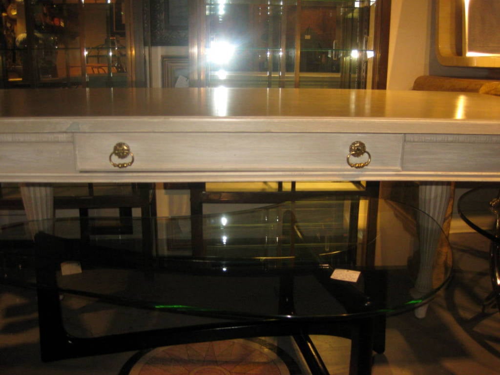 Circa 1970's Painted American Desk In Good Condition For Sale In Stamford, CT
