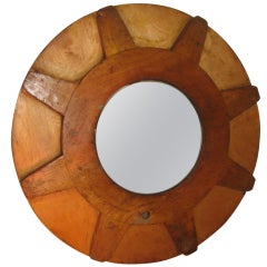 Antique Mirror Made From An Industrial Mold