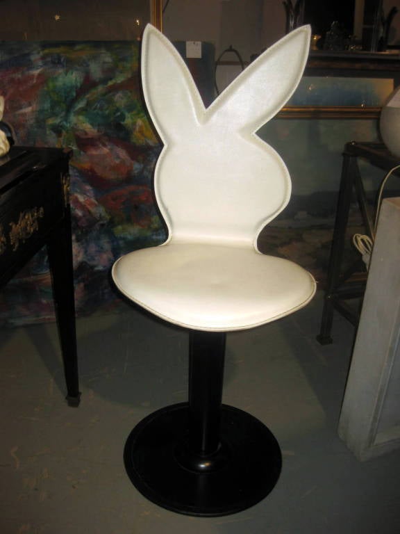 Swivel chair with the iconic playboy club image