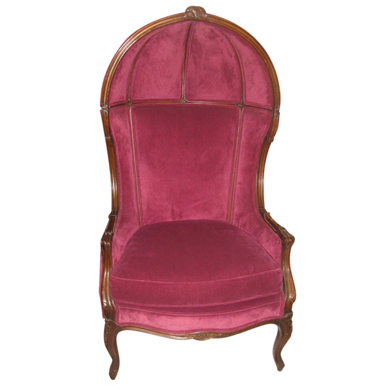 Antique Victorian Porters Chair For Sale