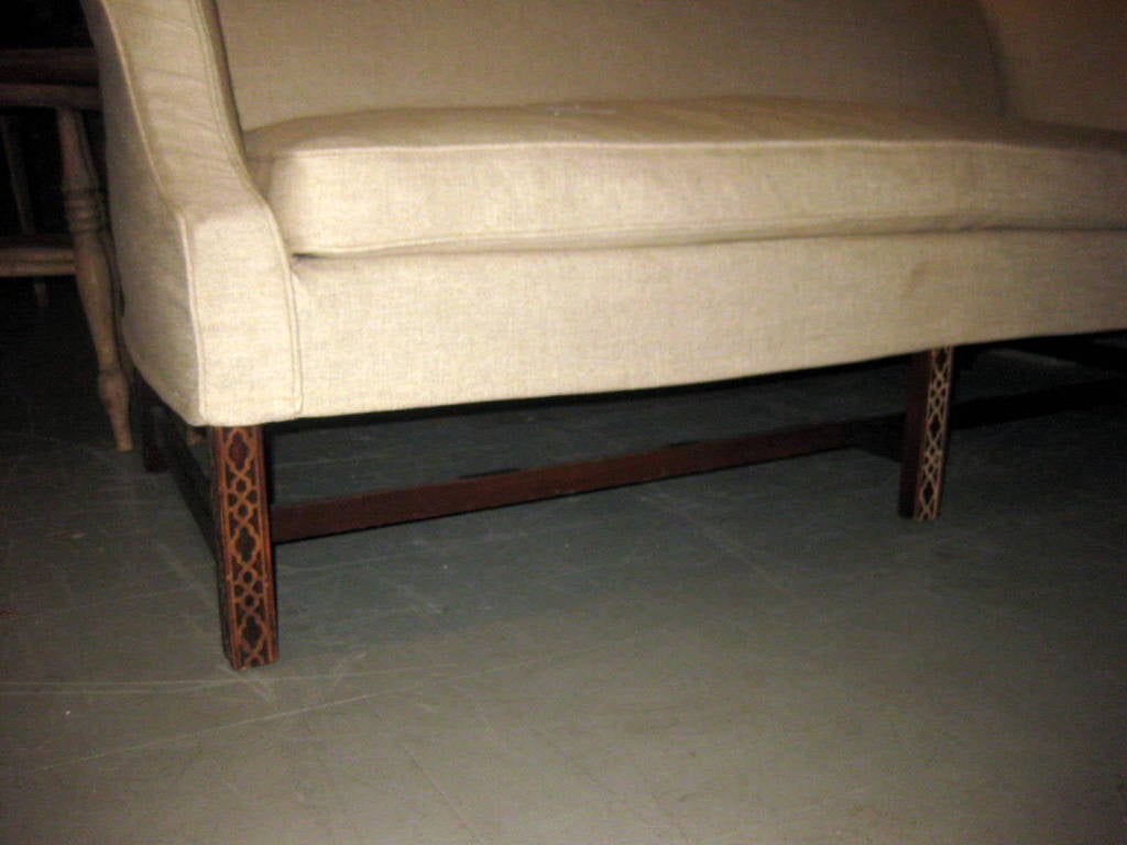 slipcover for chippendale camelback sofa