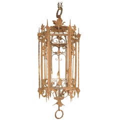 Early Wrought Iron Lantern 3