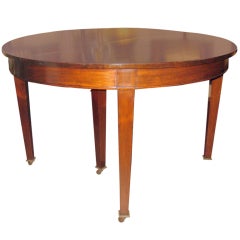 Regency Style English Mahogany Extendable Dining Table