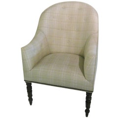 English Barrel Back Single Chair