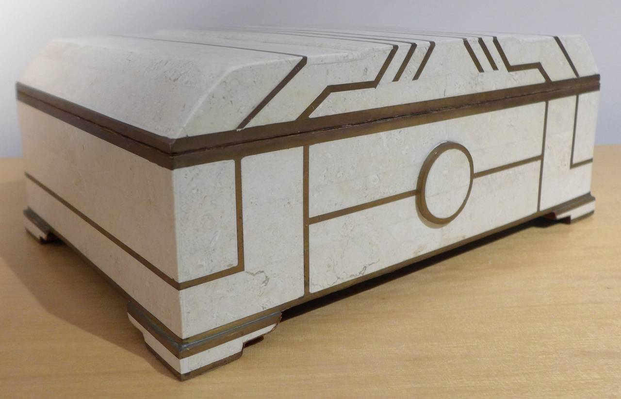 Art Deco Footed Box by Maitland-Smith