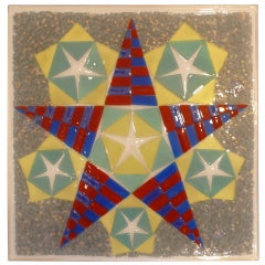 Unique Michael Higgins Glass Plaque 6