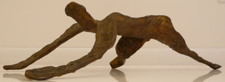 Mid-Century Modern Frederick Kiesler Bronze Figure