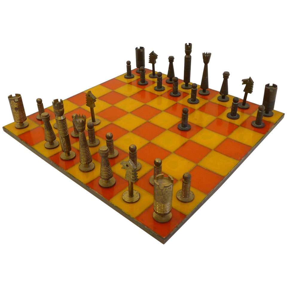 German Modernist Chess Set