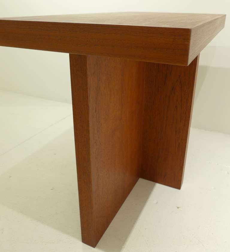 Mid-20th Century Cruciform Side Table by Vladimir Kagan