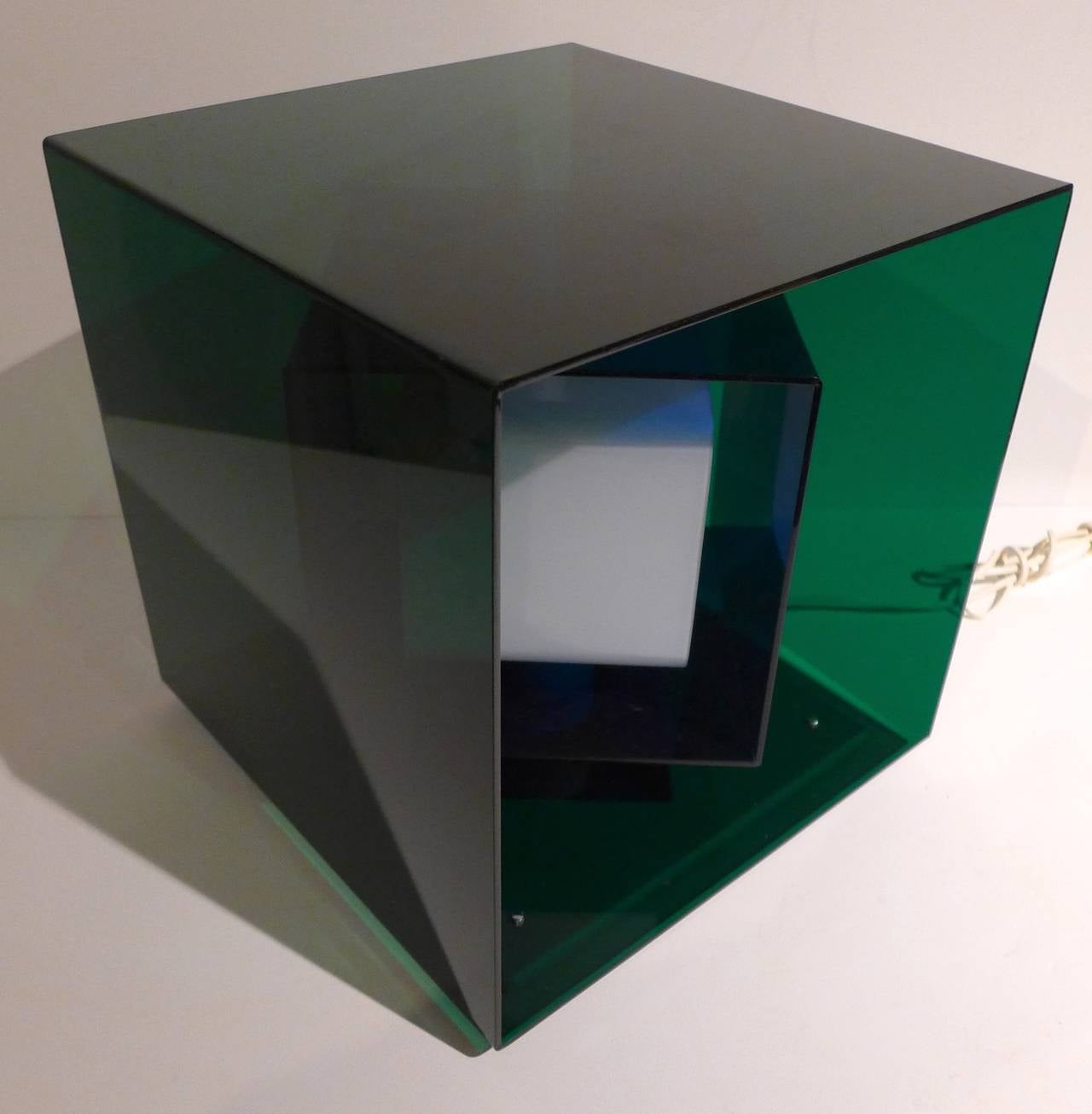 Mid-Century Modern Stilnovo Kinetic Cube Lamp