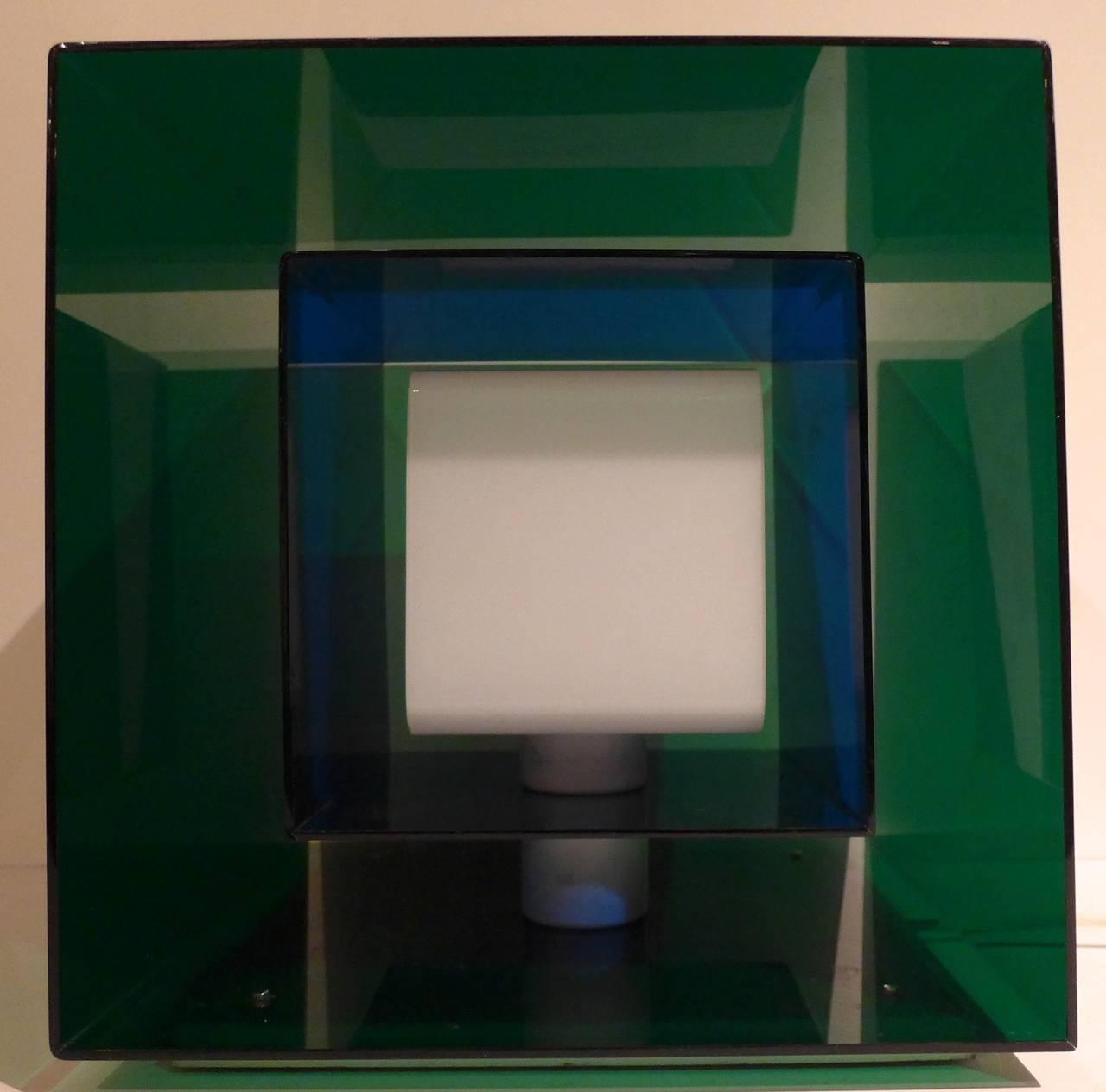 Italian Stilnovo Kinetic Cube Lamp