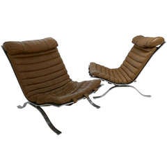Pair of Arne Norell "Ari" Lounge Chairs