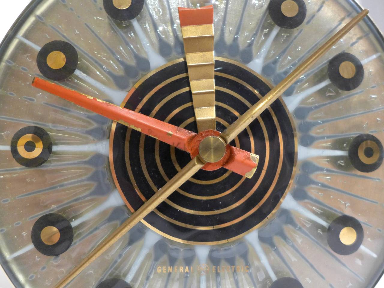 Mid-Century Modern Higgins Clock for General Electric