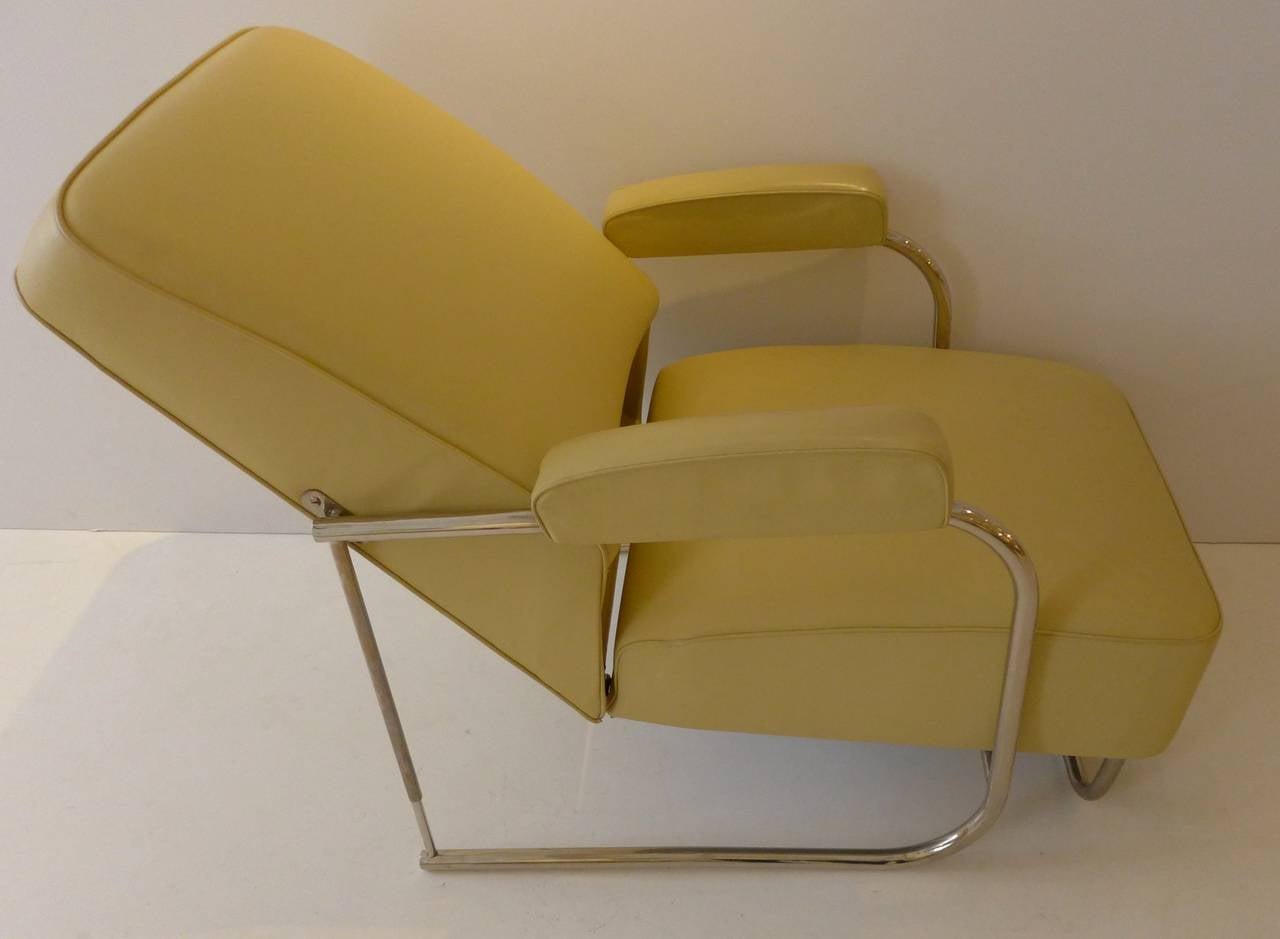 Pair of French Modernist Lounge Chairs at 1stDibs french modernist