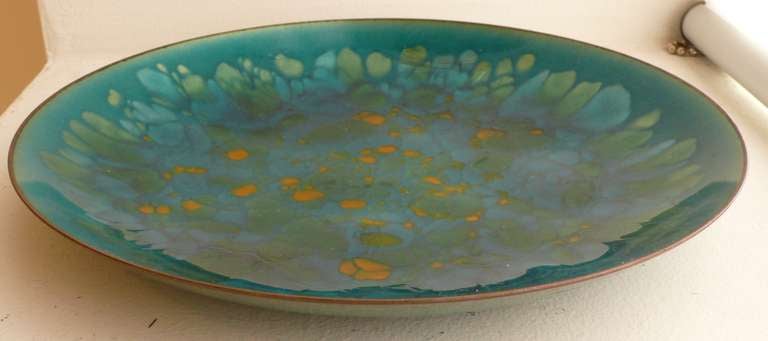 Mid-Century Modern Enamel Dish by Win Ng