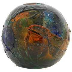 "Geacolor" Glass Vase by Gae Aulenti for Venini 1