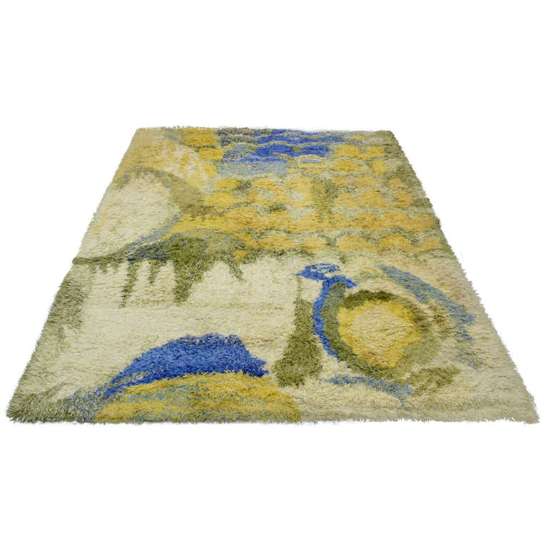 14' x 10' Japanese Modernist Rug at 1stDibs