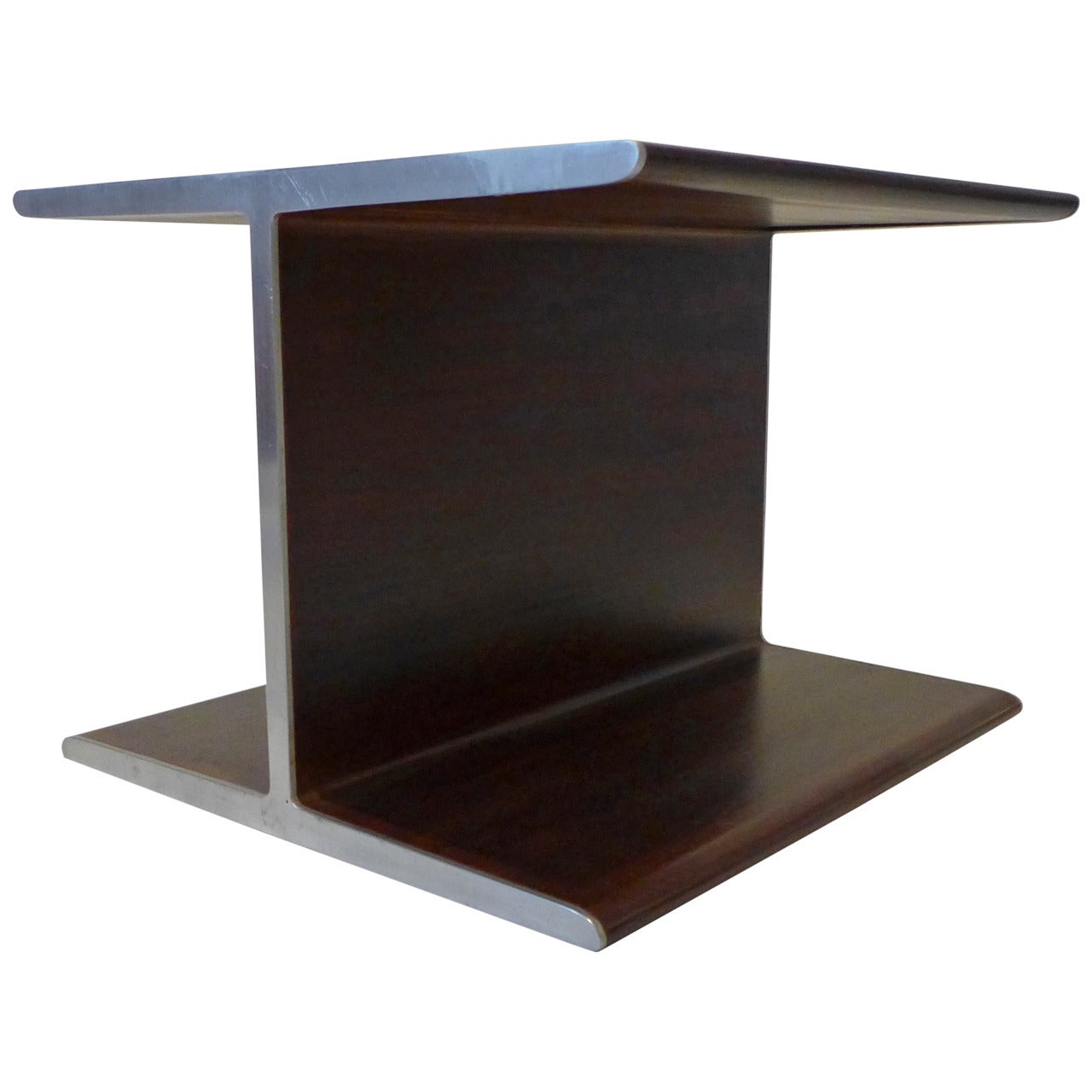 I-Beam Table in Walnut and Steel