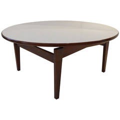 Jens Risom Cocktail Table with White Laminate Top 8