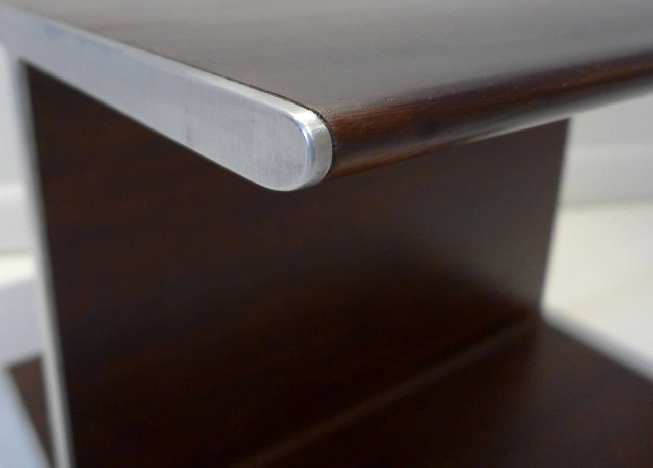 I-Beam Table in Walnut and Steel In Good Condition In New York, NY