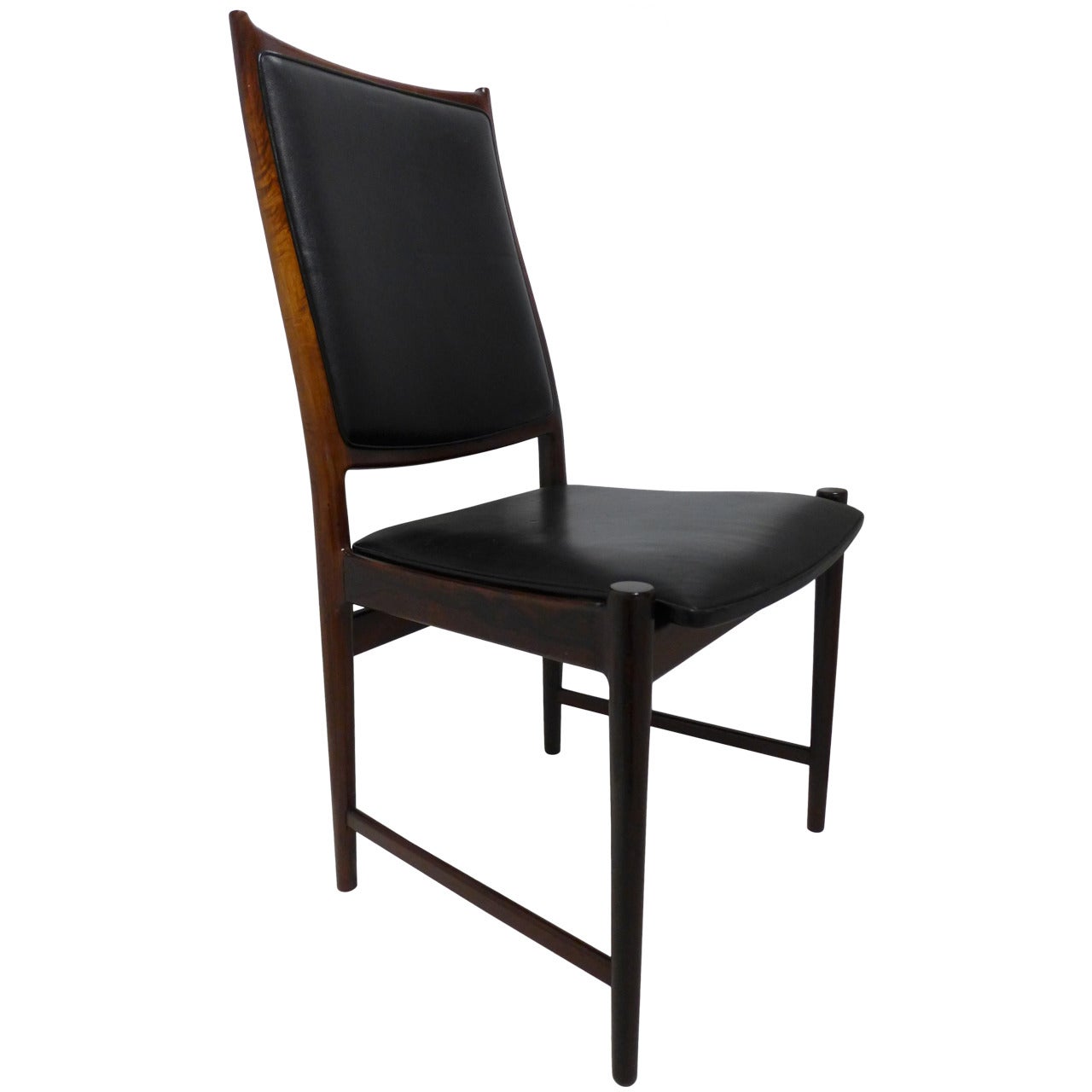 Elegant Rosewood Chair by Torbjorn Afdal