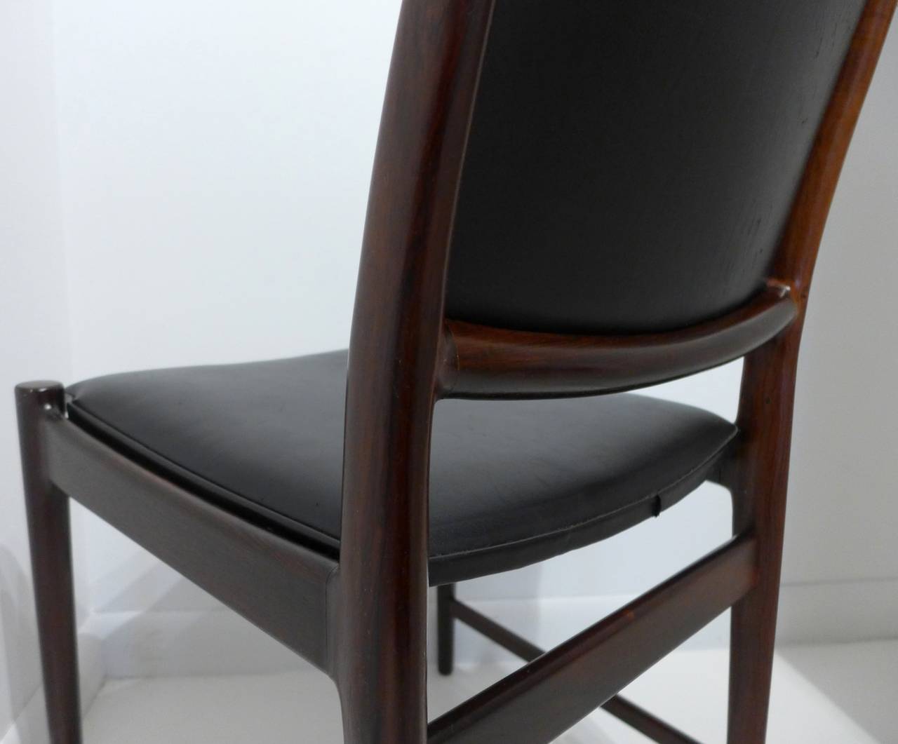 Elegant Rosewood Chair by Torbjorn Afdal In Excellent Condition In New York, NY