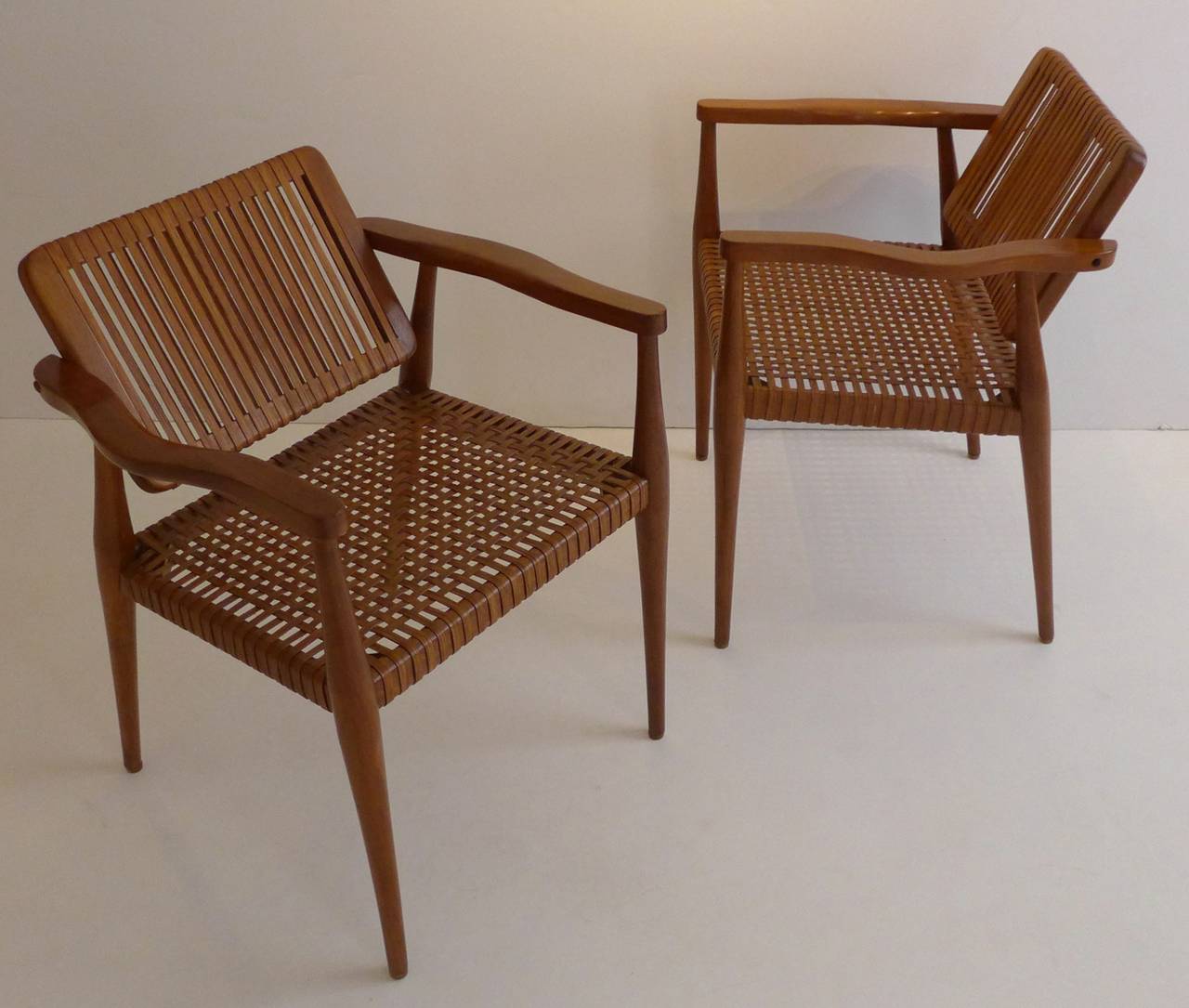American Set of Four Chairs by Marcel La Riviere for Ficks Feed