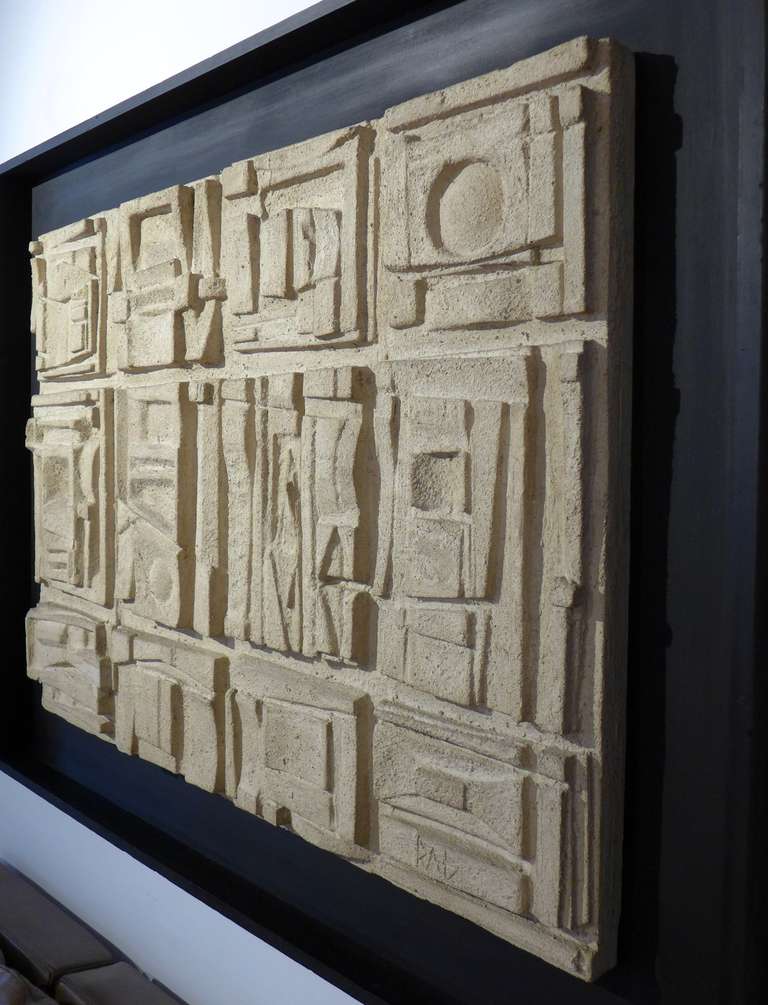 Mid-Century Modern Large Architectural Relief