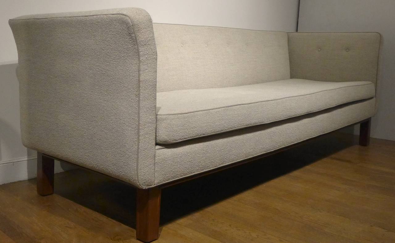 Modern Edward Wormley Even-Arm Sofa for Dunbar