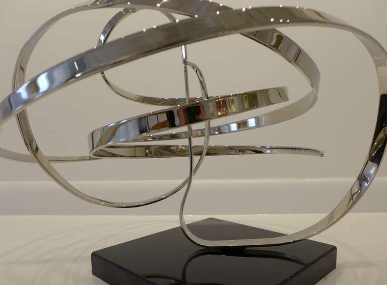 Kinetic Metal Sculpture by Michael Cutler In Excellent Condition In New York, NY