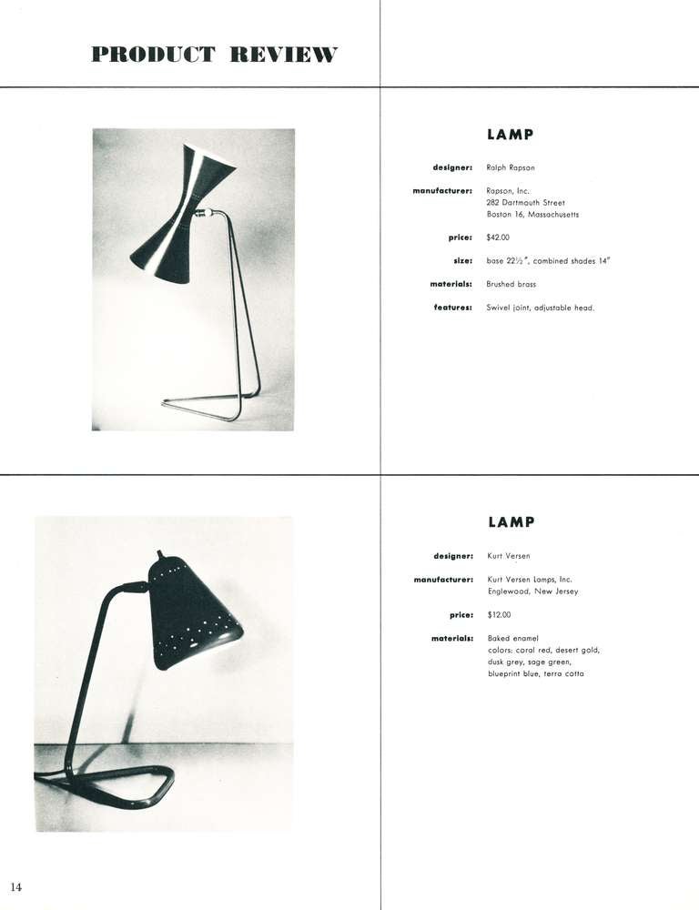 Kurt Versen Table Lamp 1