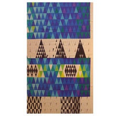 Vintage "Pythagoras" Fabric by Sven Markelius