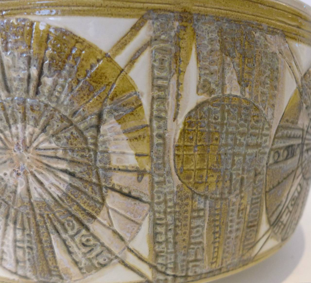 Glazed Centerpiece Bowl by Kari Christensen for Royal Copenhagen