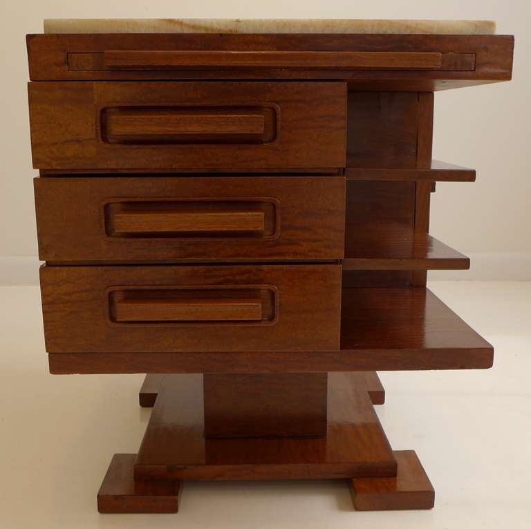 German Deco Cabinet/Side Table In Excellent Condition In New York, NY