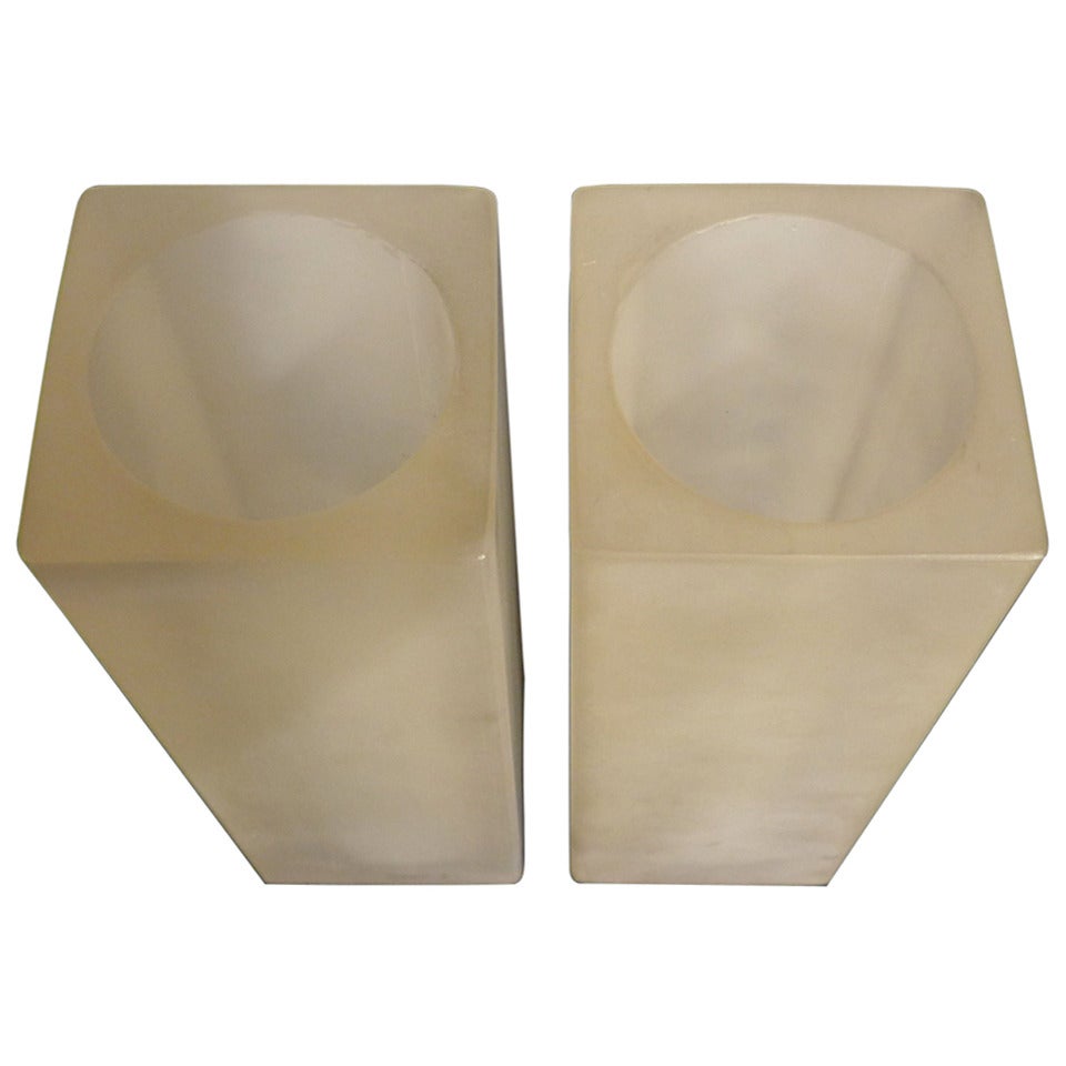Pair of Resin Vases by Martha Sturdy