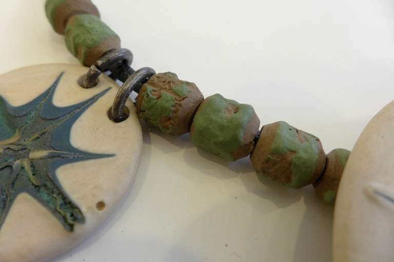 American Edith Heath Ceramic Necklace
