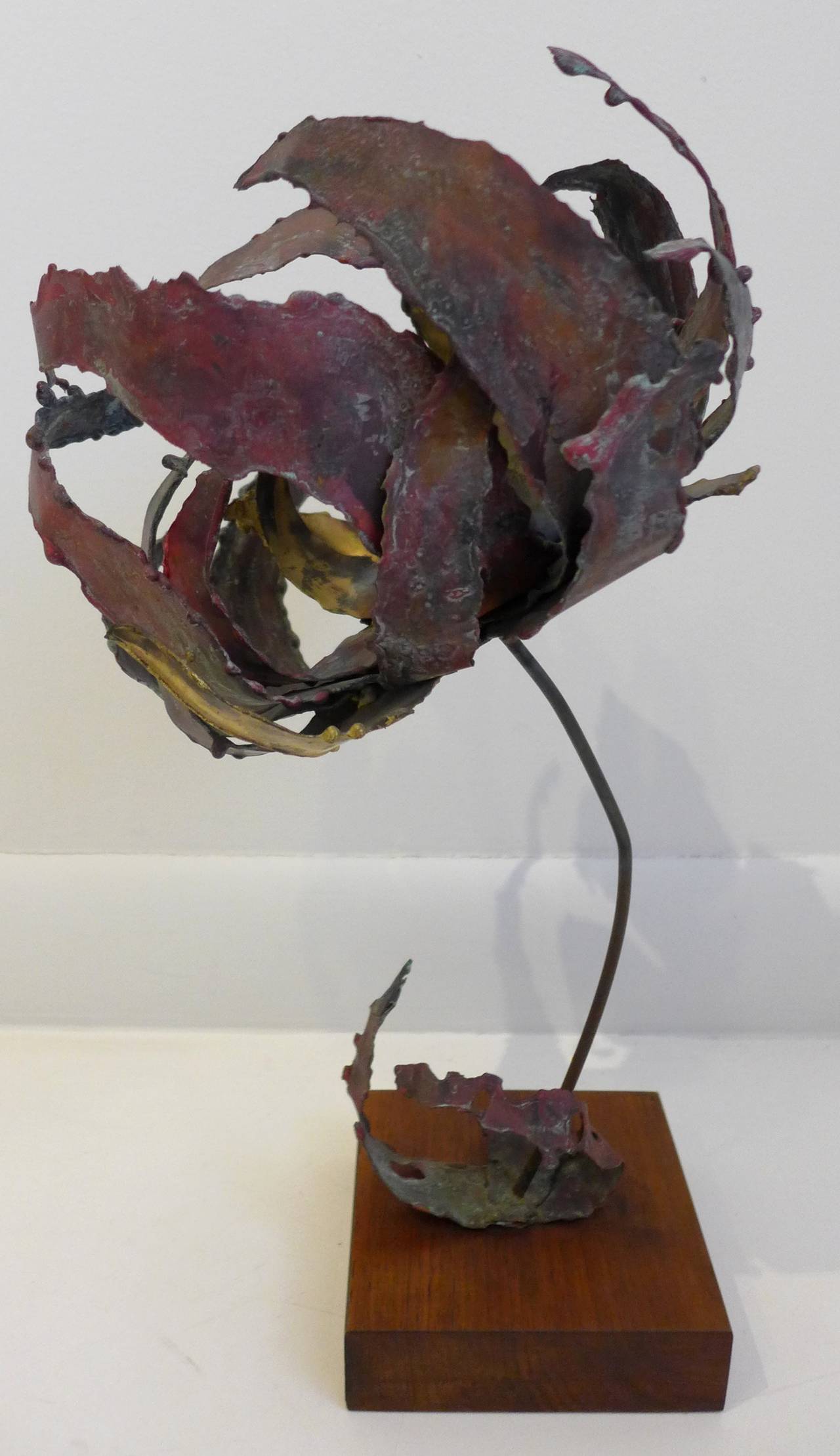 Brutalist Floral Sculpture by Silas Seandel In Excellent Condition In New York, NY