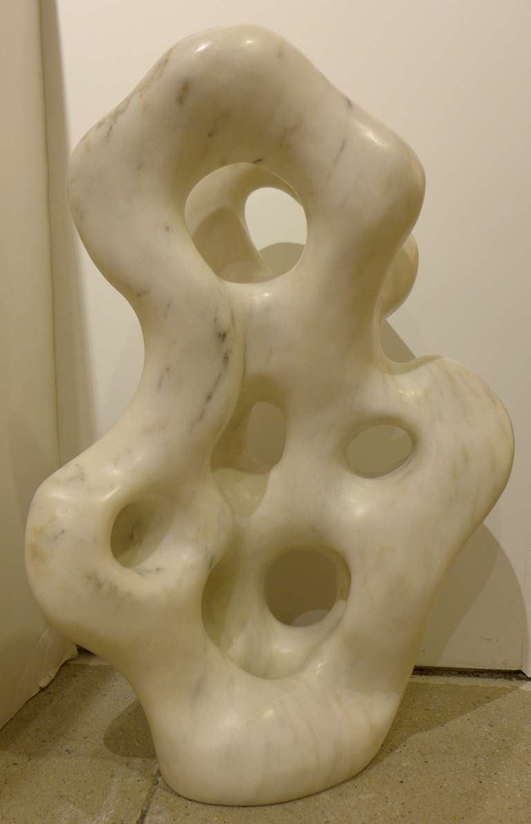 Mid-Century Modern Biomorphic Marble Sculpture