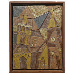 Ceramic Plaque by Frank Matranga