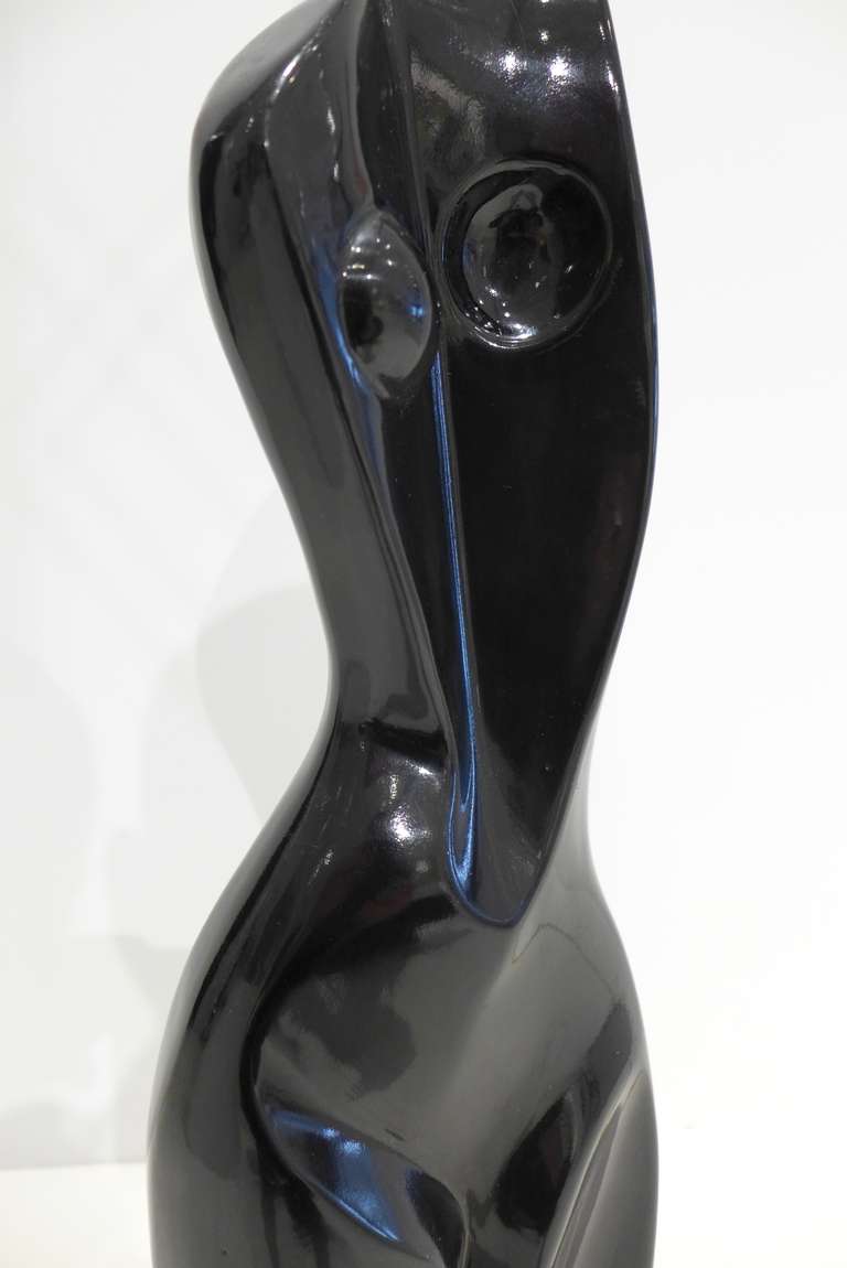 Figural Mid-Century Ceramic Lamp 1