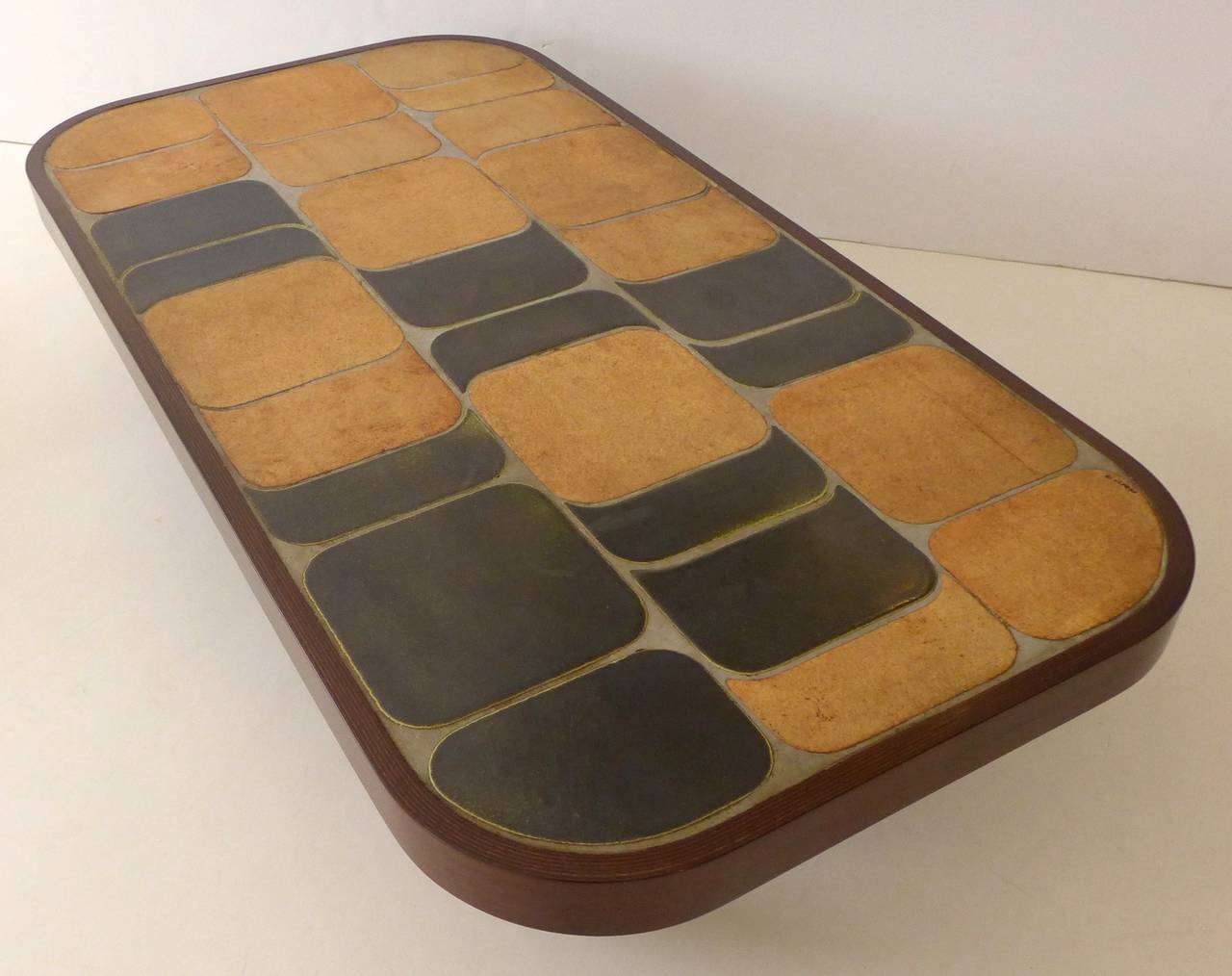 Mid-Century Modern Roger Capron Ceramic Tile Cocktail Table
