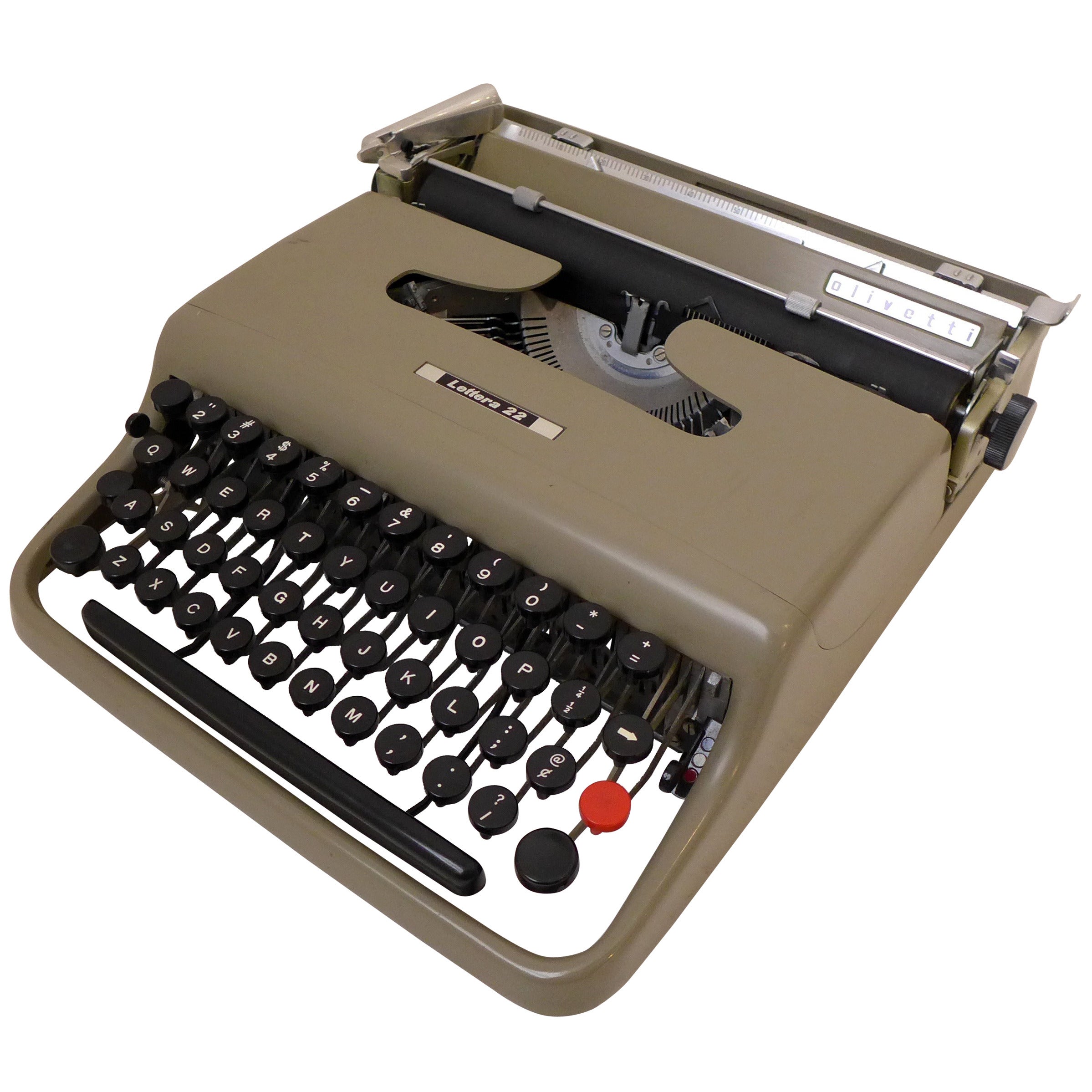 Lettera 22 Portable Typewriter by Olivetti