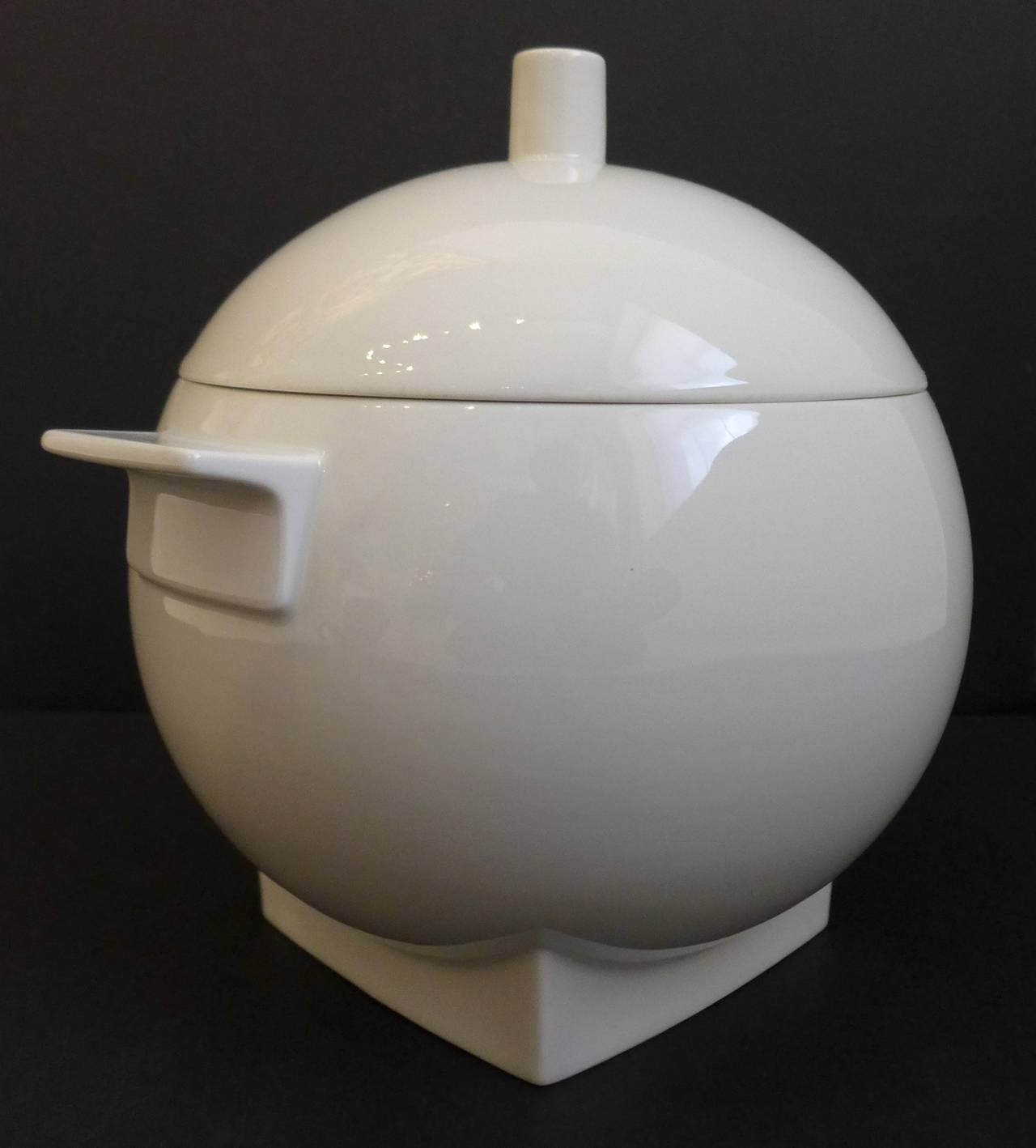 German Aldo Rossi Covered Vessel for Rosenthal Studio Line