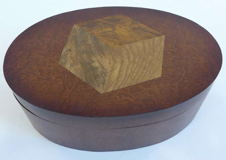 Mid-Century Modern Marquetry Box